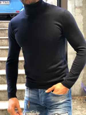 New Look Dark Blue Light Weight Turtle Neck