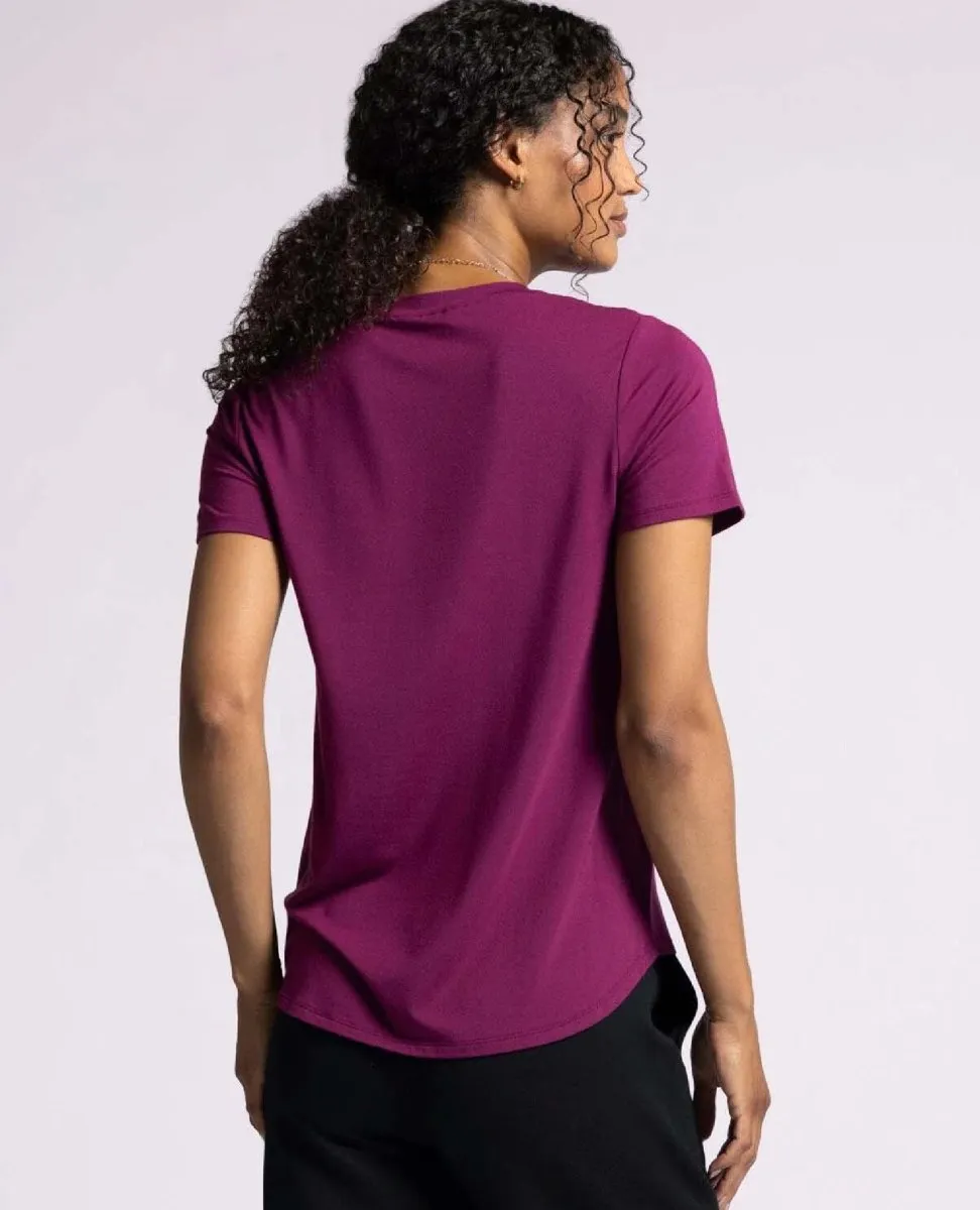 Nikkie Short Sleeve Tee Purple Potion