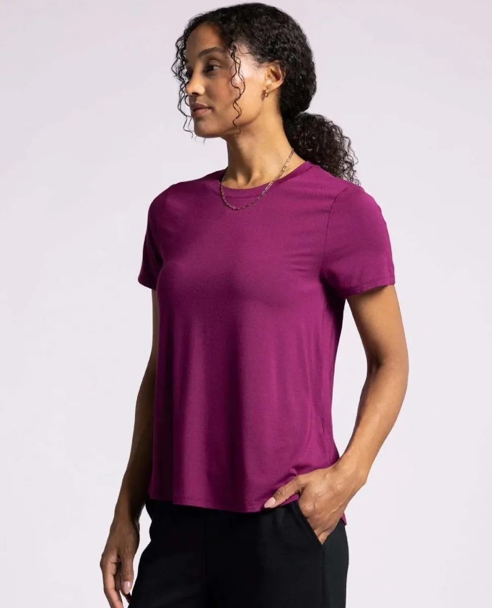 Nikkie Short Sleeve Tee Purple Potion