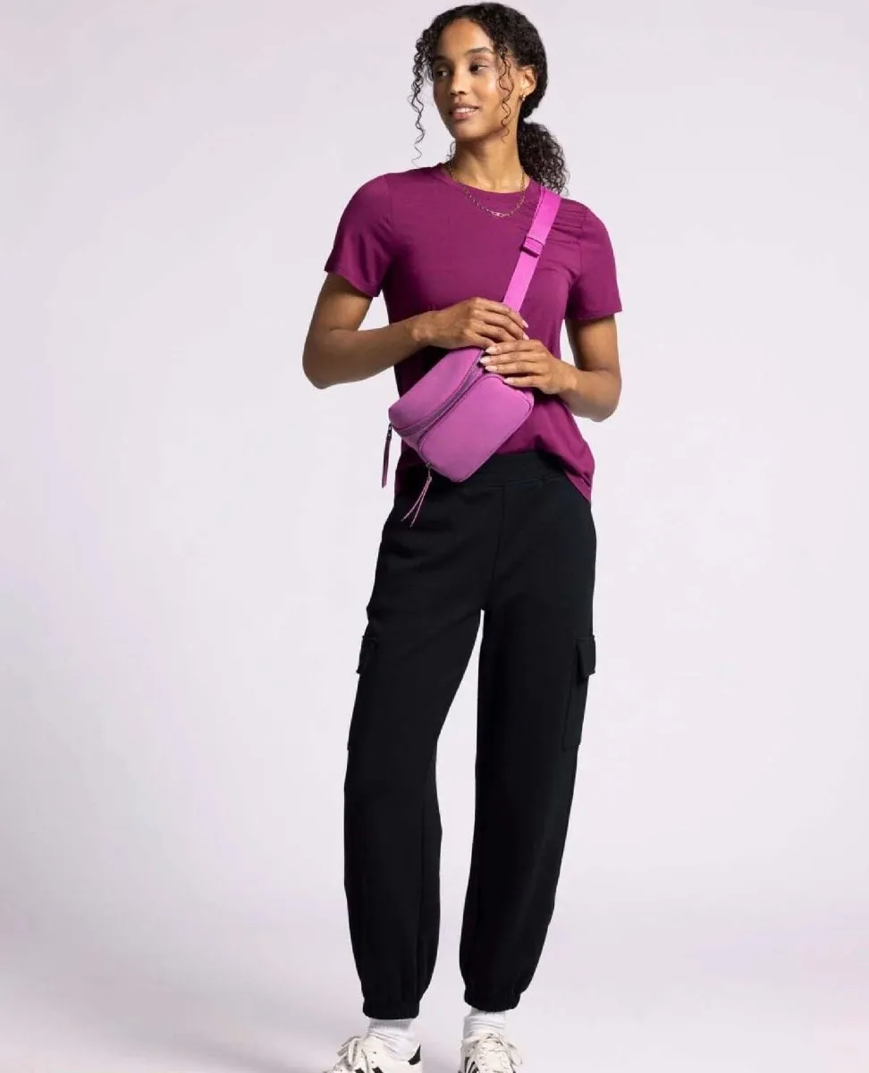Nikkie Short Sleeve Tee Purple Potion