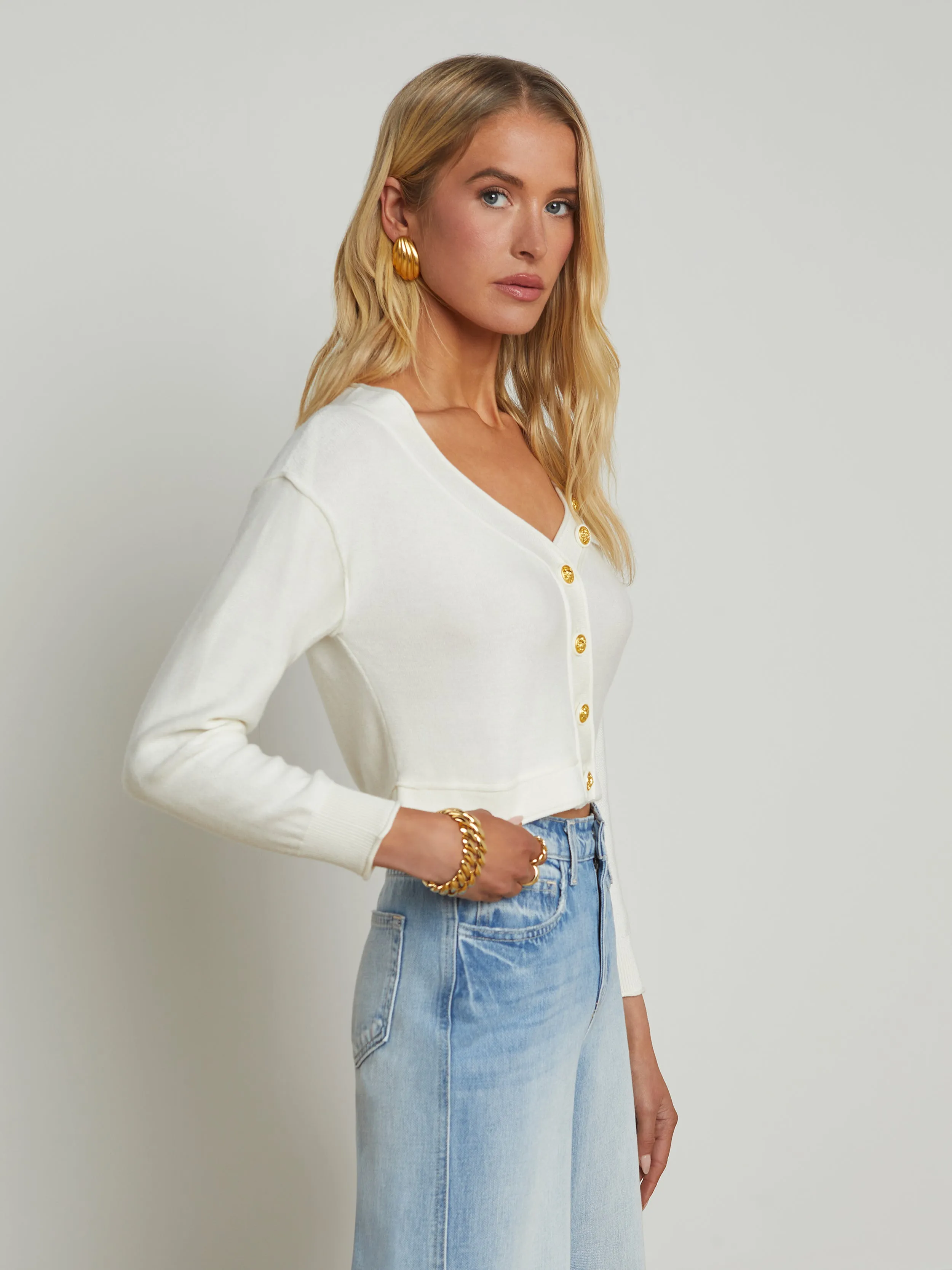 Nopal Cropped Cardigan