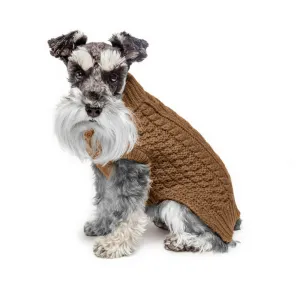 OLIVE SUPER CHUNKY DOG SWEATER