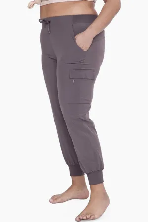 On The Run Cocoa Pocket Plus Joggers (Size 3X)