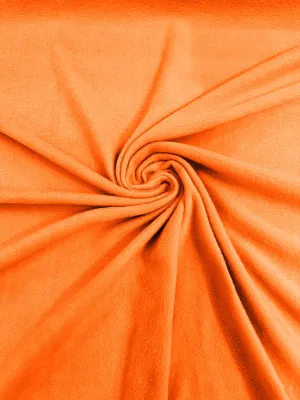 Orange Solid Polar Fleece Fabric Sold by the yard 60"Wide|Antipilling 245GSM |Medium Soft Weight| Blanket Supply,DIY, Decor,Baby Blanket