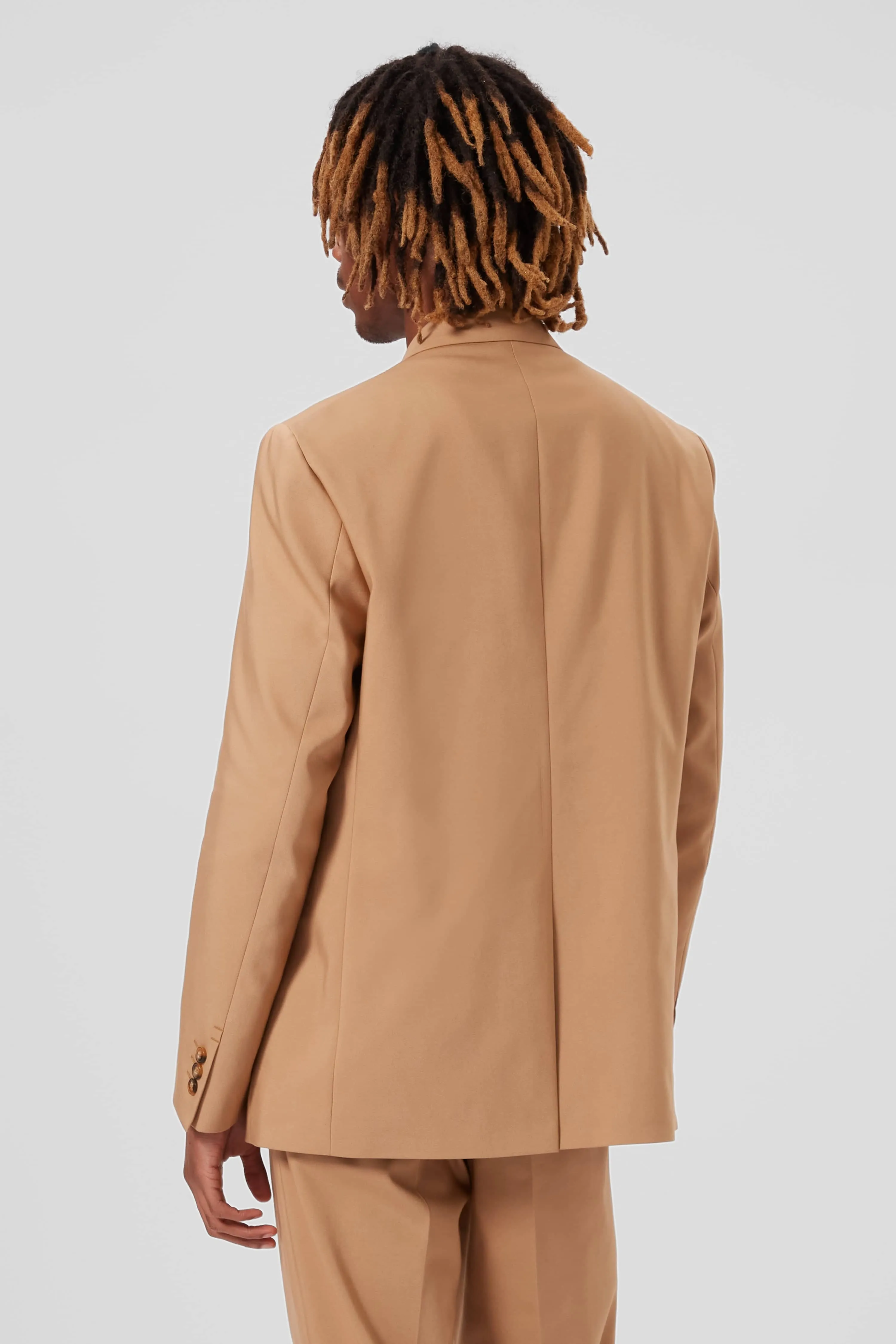 Pierre Oversized Brown Cotton Jacket - ARCHIVE