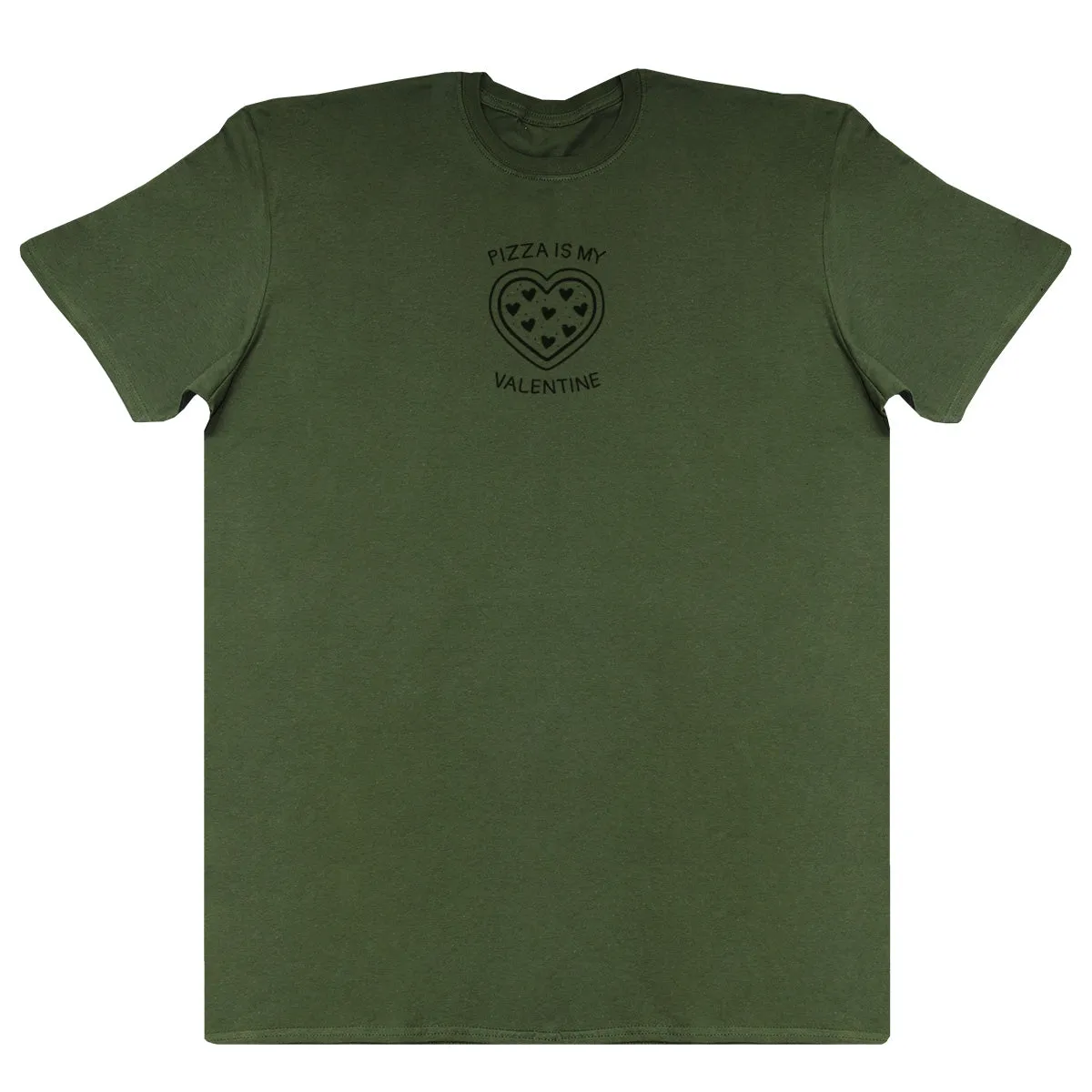Pizza Is My Valentine - Kids Oversized Comfy T-Shirt