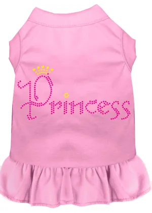 Princess Rhinestone Dress Light Pink 4x