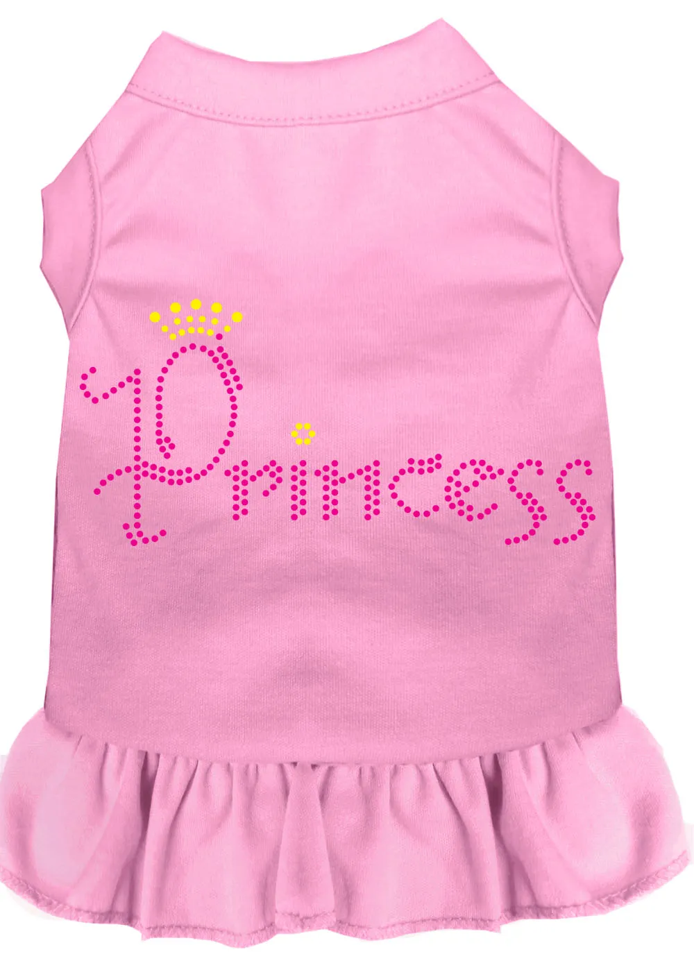 Princess Rhinestone Dress Light Pink 4x