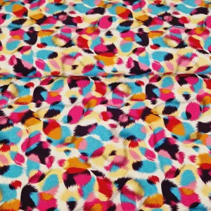 "La Moda" 100% Viscose Digital Print - Colourpop Spot