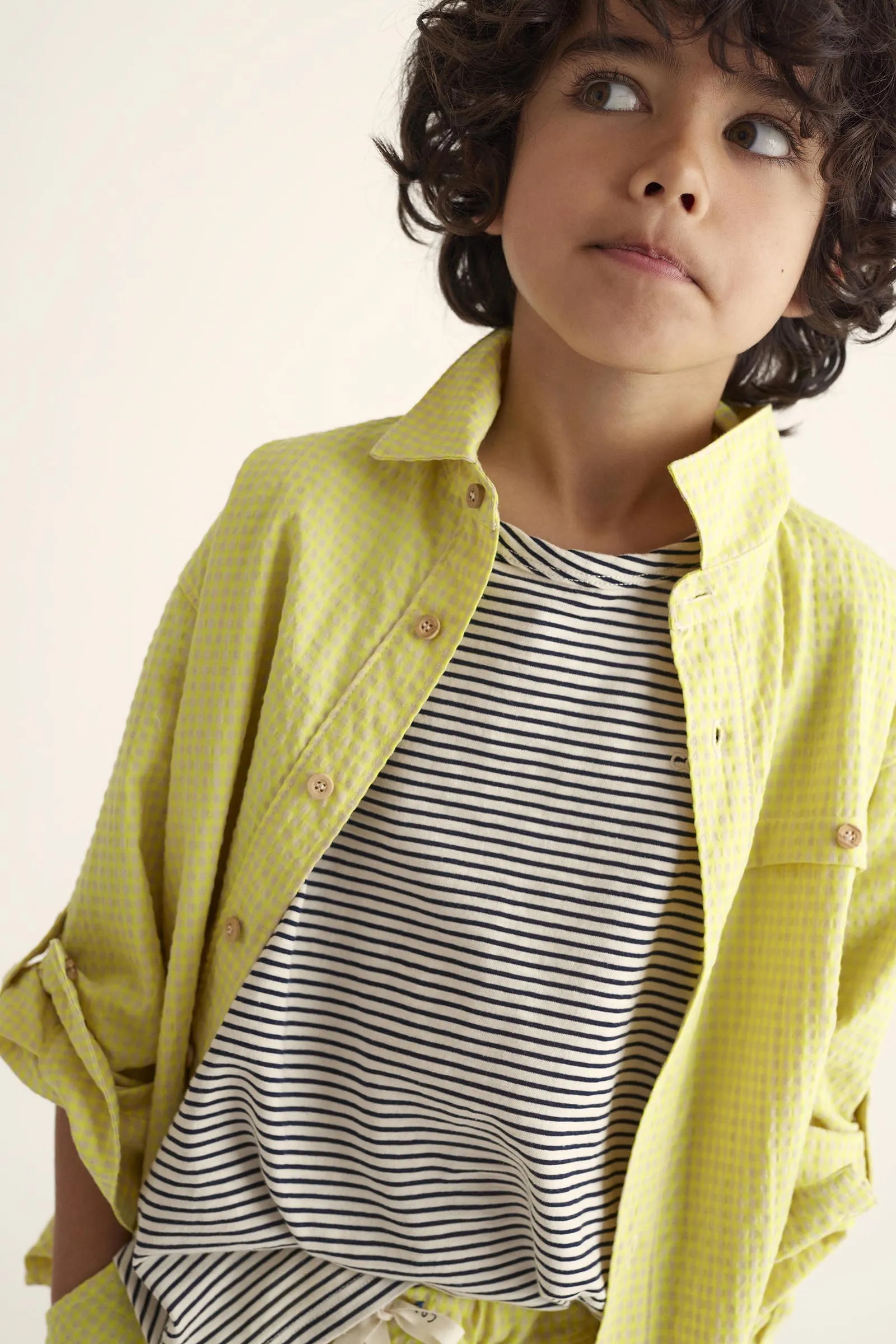 RECYCLED GINGHAM SHIRT - AITOR