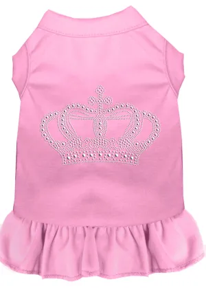Rhinestone Crown Dress Light Pink Xxl