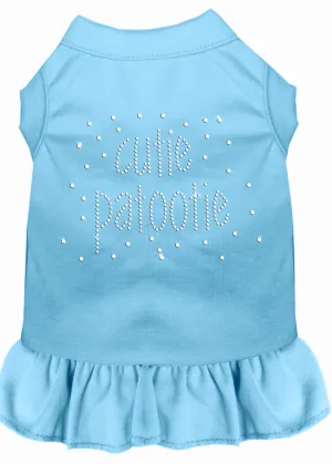 Rhinestone Cutie Patootie Dress Baby Blue Xxl