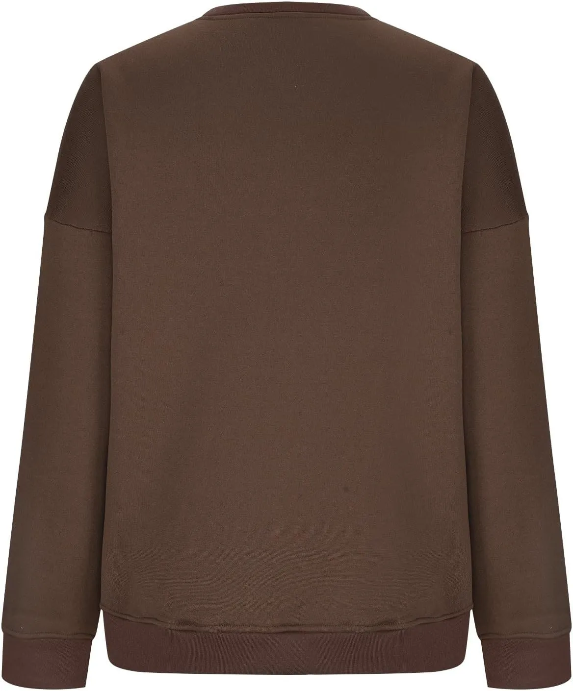 Ribbed Crewneck Sweatshirts for Women Trendy Comfy Oversized Sweatshirts Casual Long Sleeve Pullover Tops