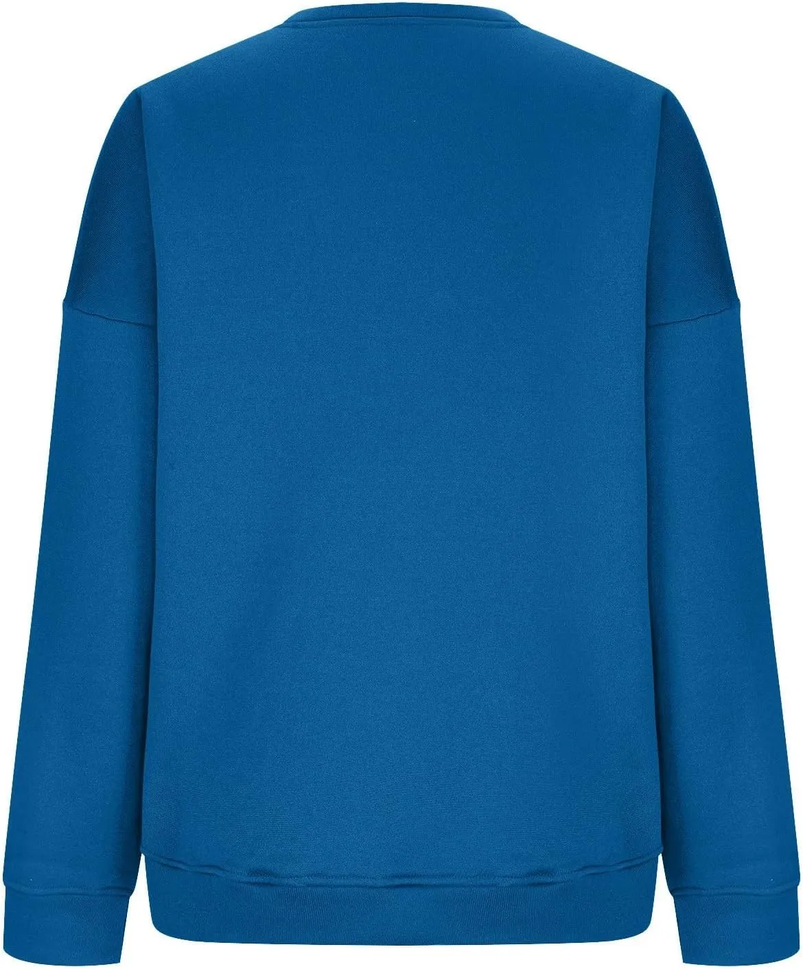 Ribbed Crewneck Sweatshirts for Women Trendy Comfy Oversized Sweatshirts Casual Long Sleeve Pullover Tops