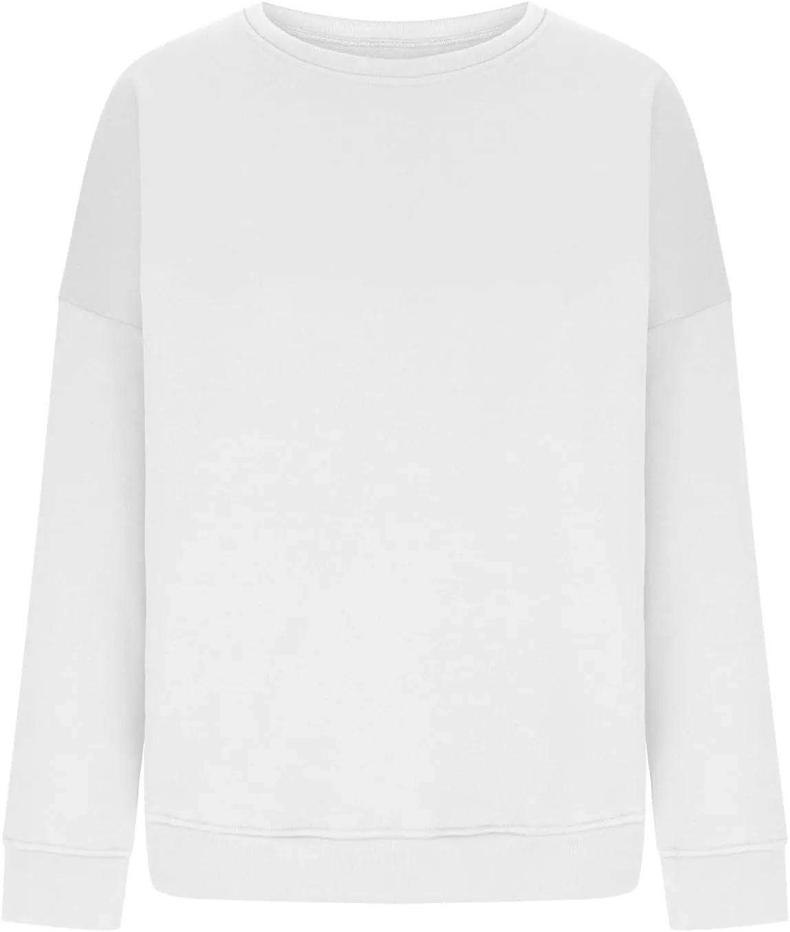 Ribbed Crewneck Sweatshirts for Women Trendy Comfy Oversized Sweatshirts Casual Long Sleeve Pullover Tops