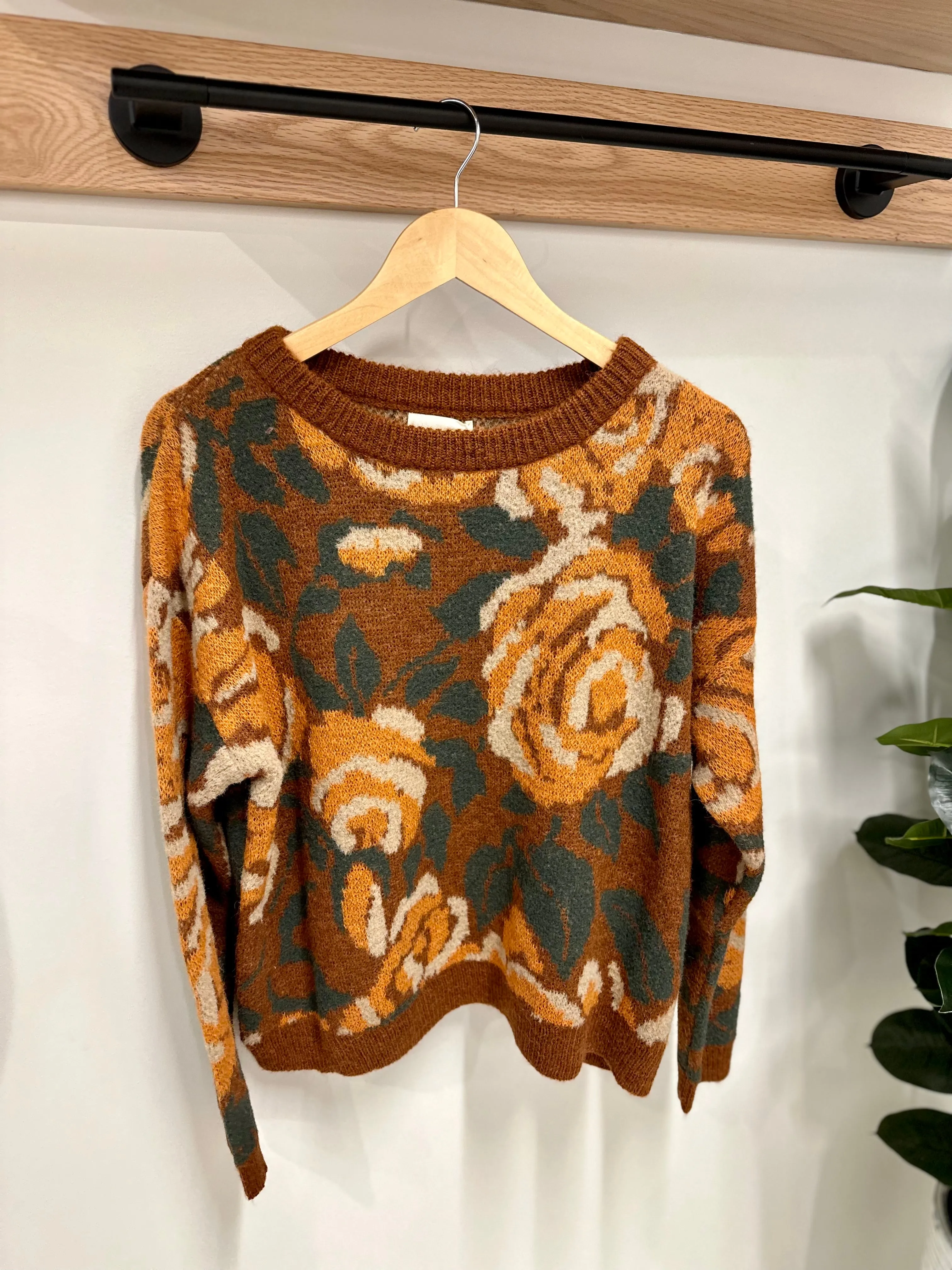 *SALE* Korner Pullover Sweater -  Bold Floral