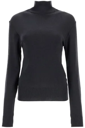 seamless high-neck pullover without TO1280 LK1032 GRANITE BLACK