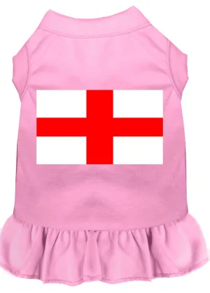 St. Georges Cross Screen Print Dress Light Pink Xxxl (20)