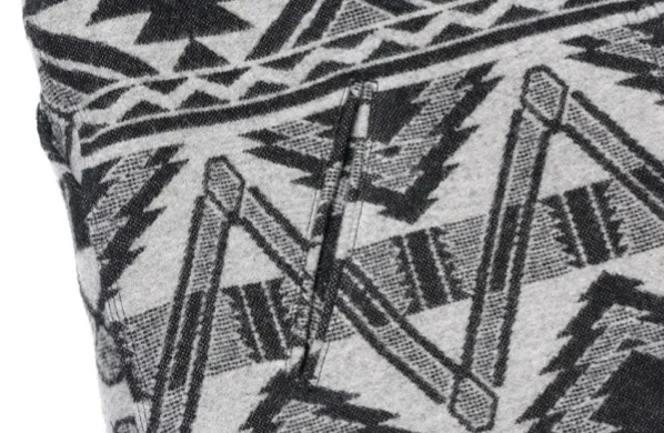 Sugar Cane, Native American Wool Blanket Jacket, Black