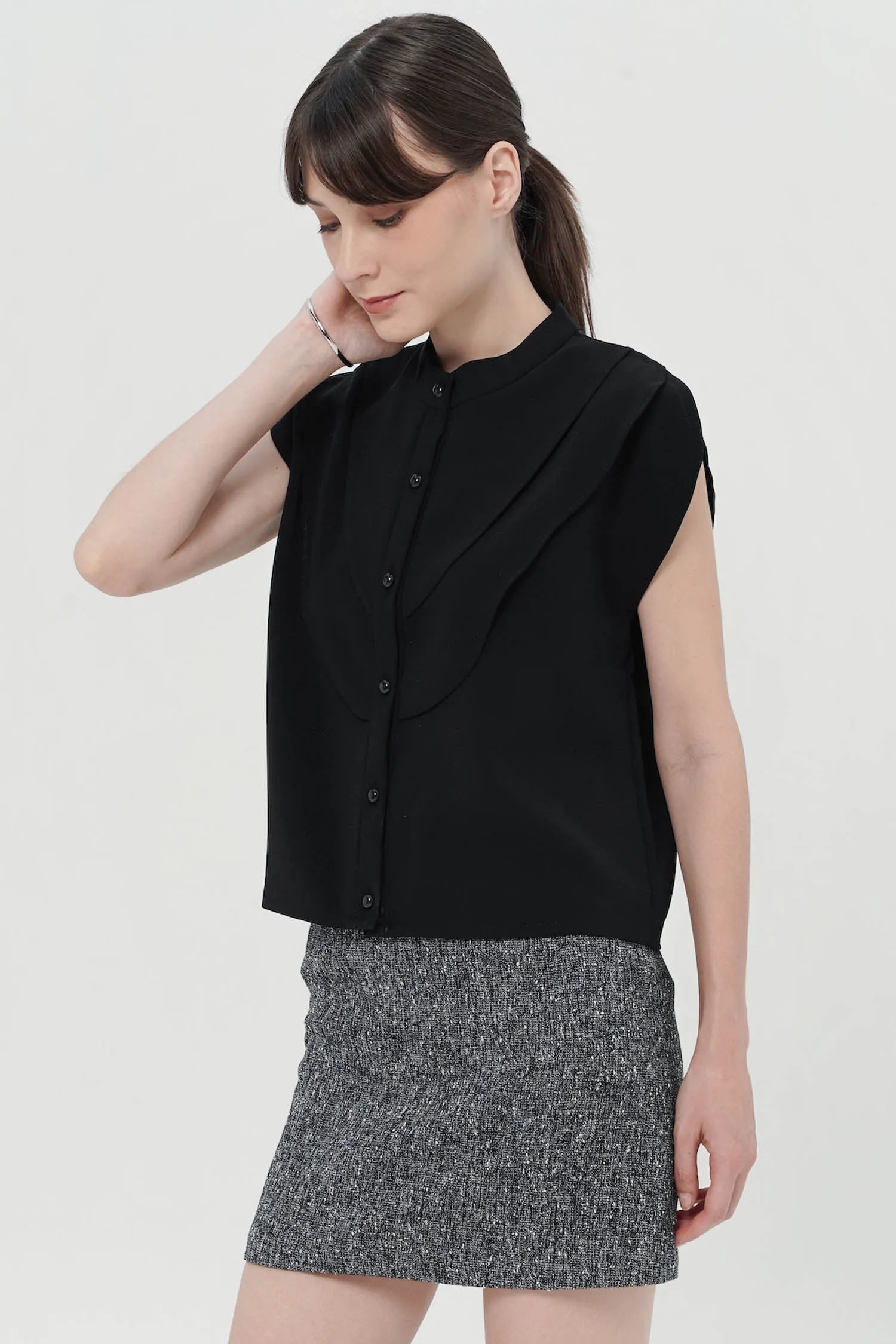 Sunset Top In Black
