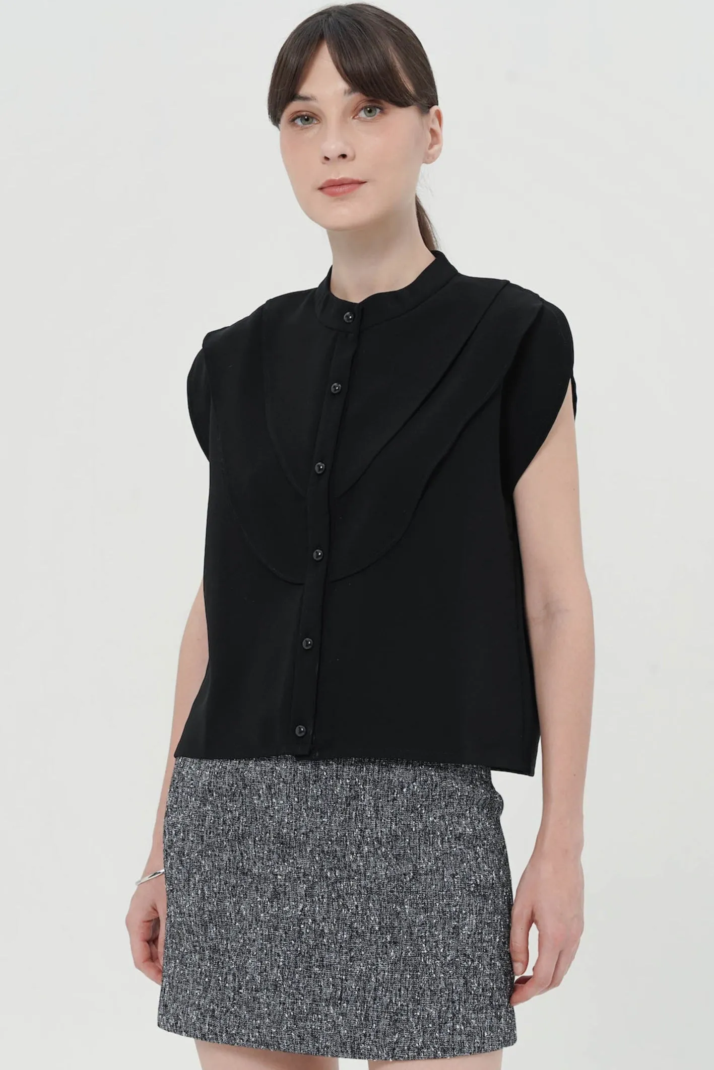 Sunset Top In Black