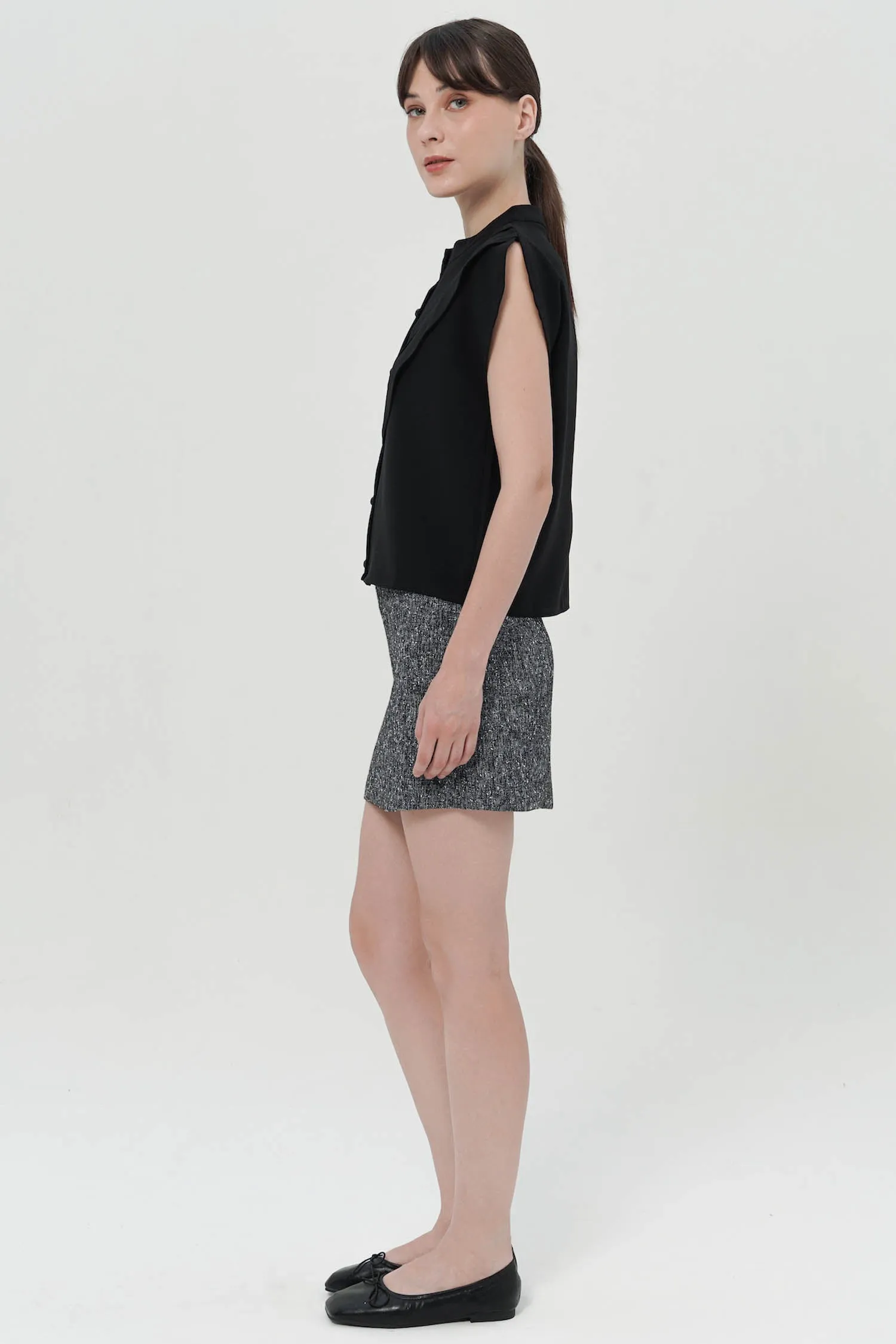 Sunset Top In Black