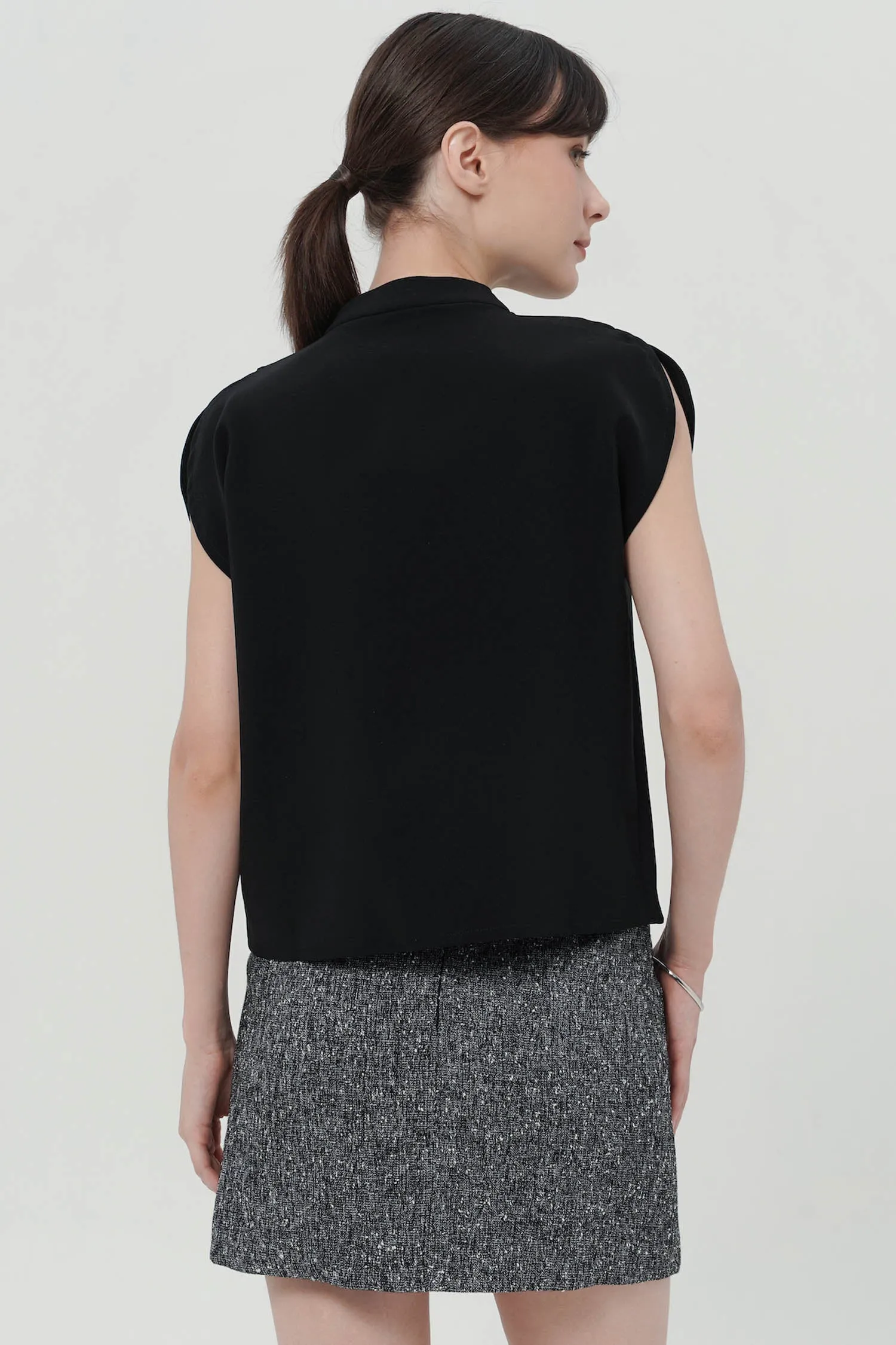 Sunset Top In Black