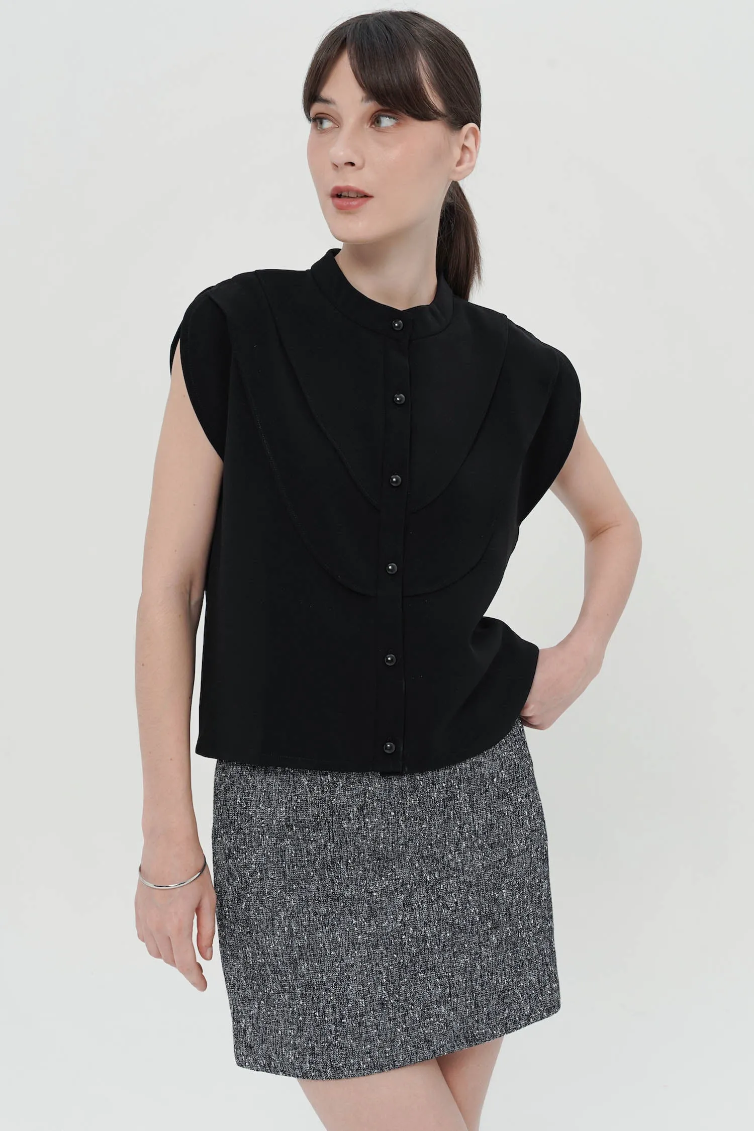 Sunset Top In Black