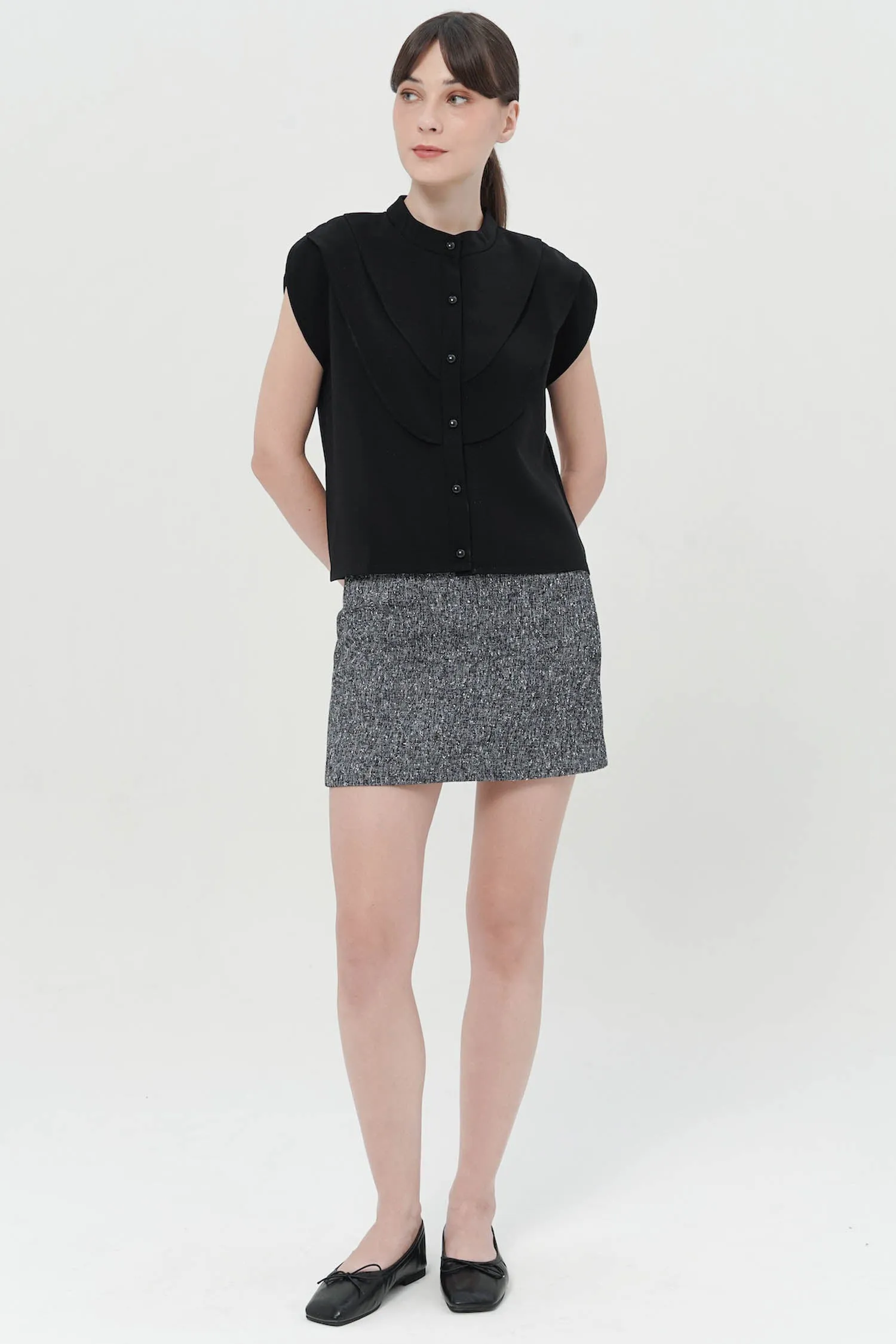 Sunset Top In Black
