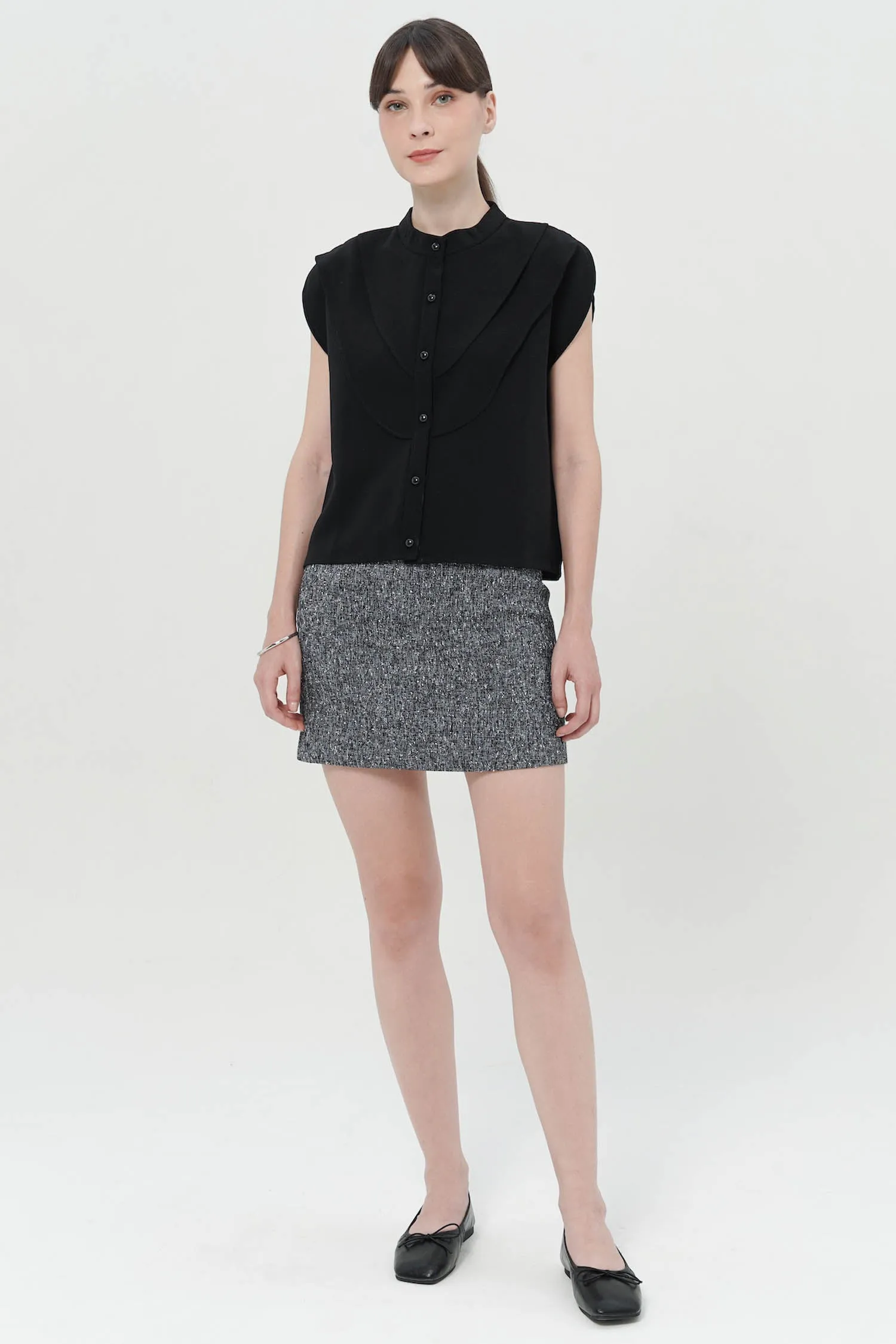Sunset Top In Black