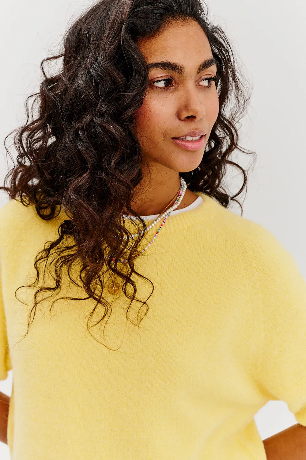Sunshine short sleeve sweater