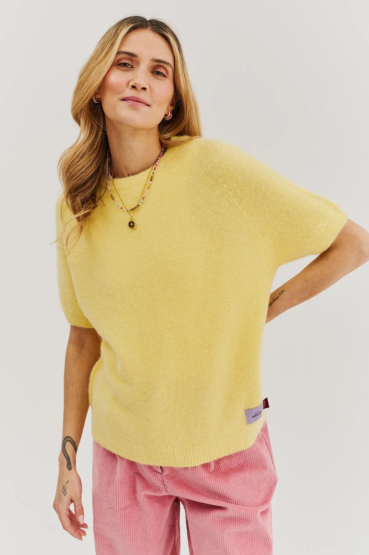 Sunshine short sleeve sweater