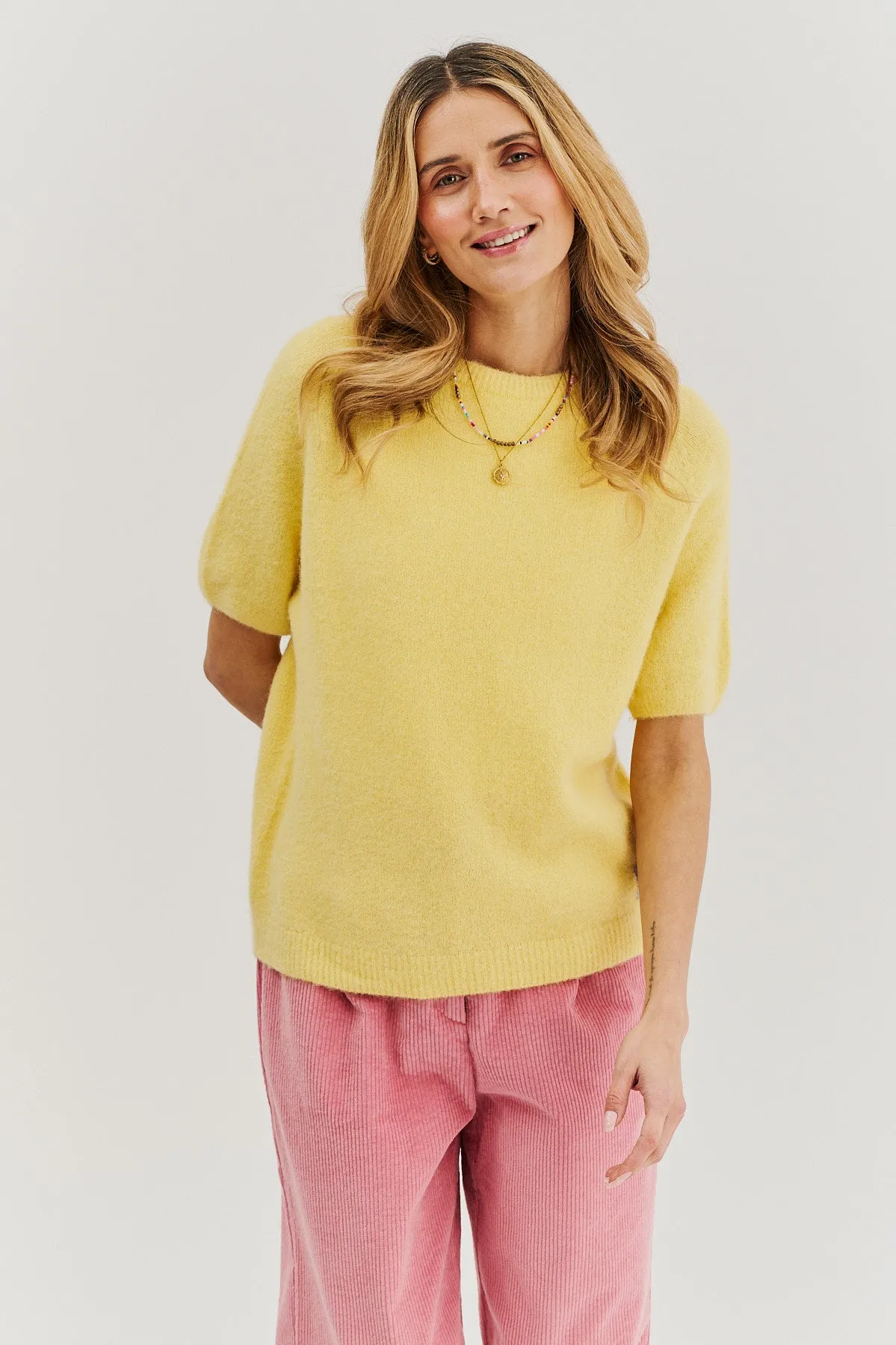 Sunshine short sleeve sweater