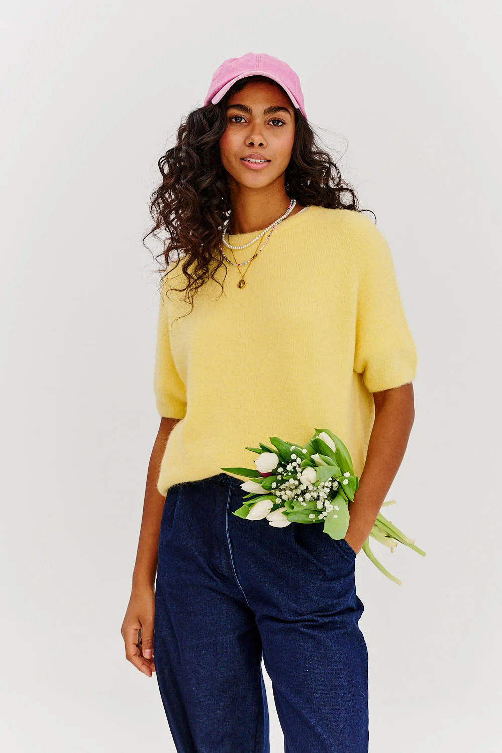 Sunshine short sleeve sweater