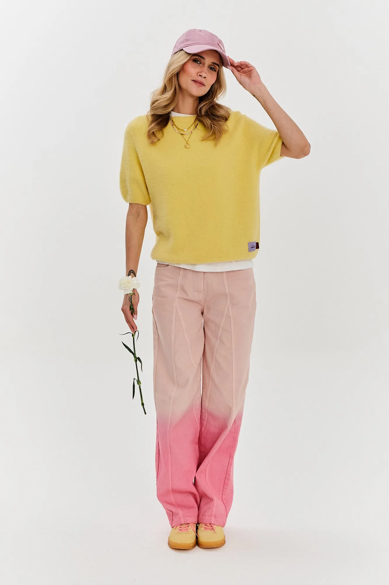 Sunshine short sleeve sweater