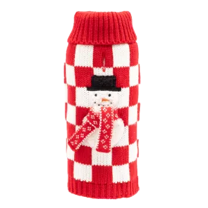 Sweater | Checkerboard Snowman