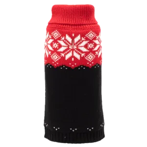 Sweater | Snowtrails Red & Black