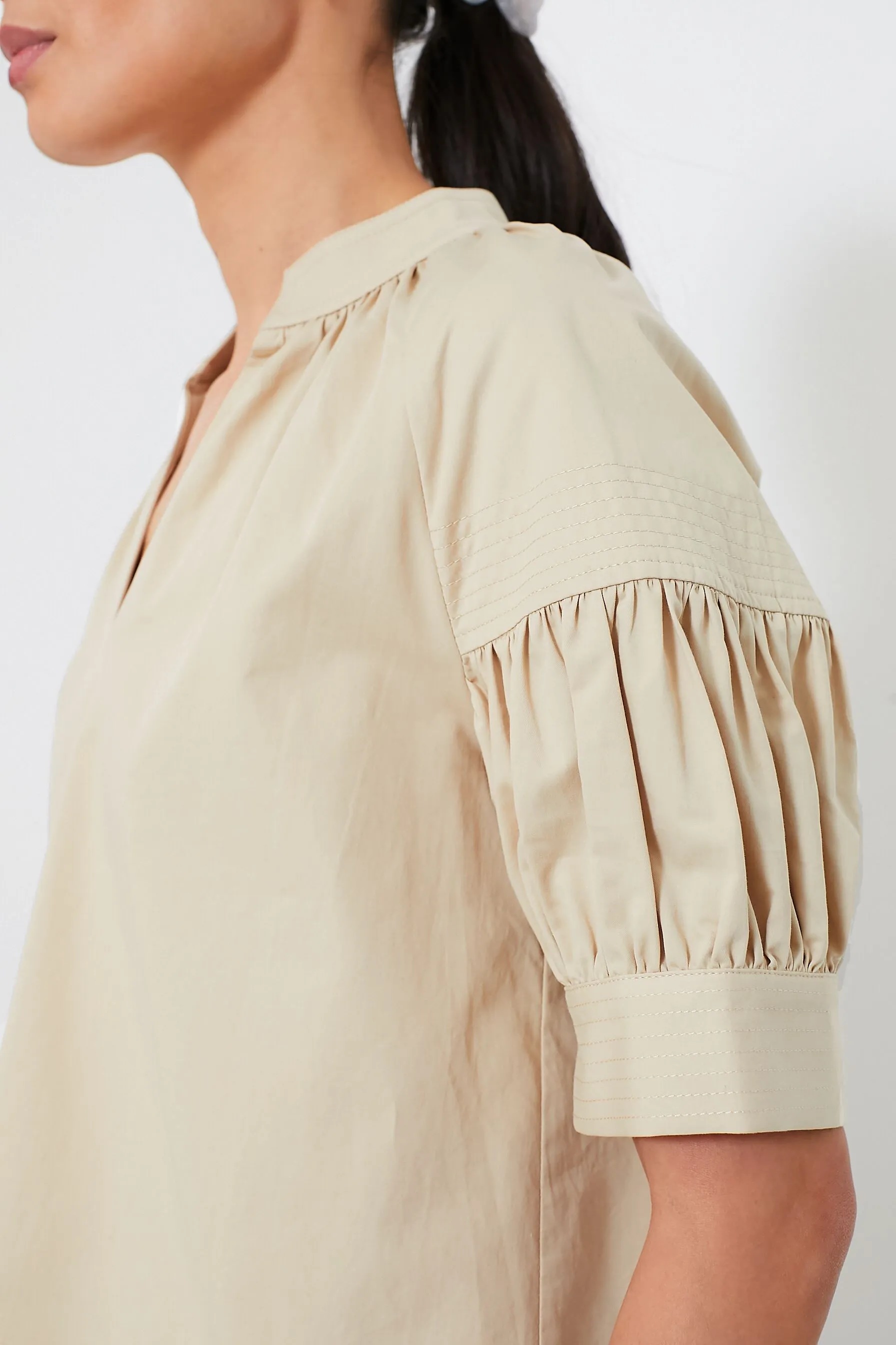 Tan Ruthie Blouse