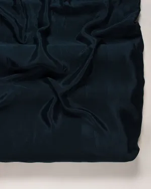 Teal Plain Viscose Chinnon Chiffon Fabric