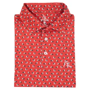 The Dawg | Performance Polo | The Dawg - Crimson Red