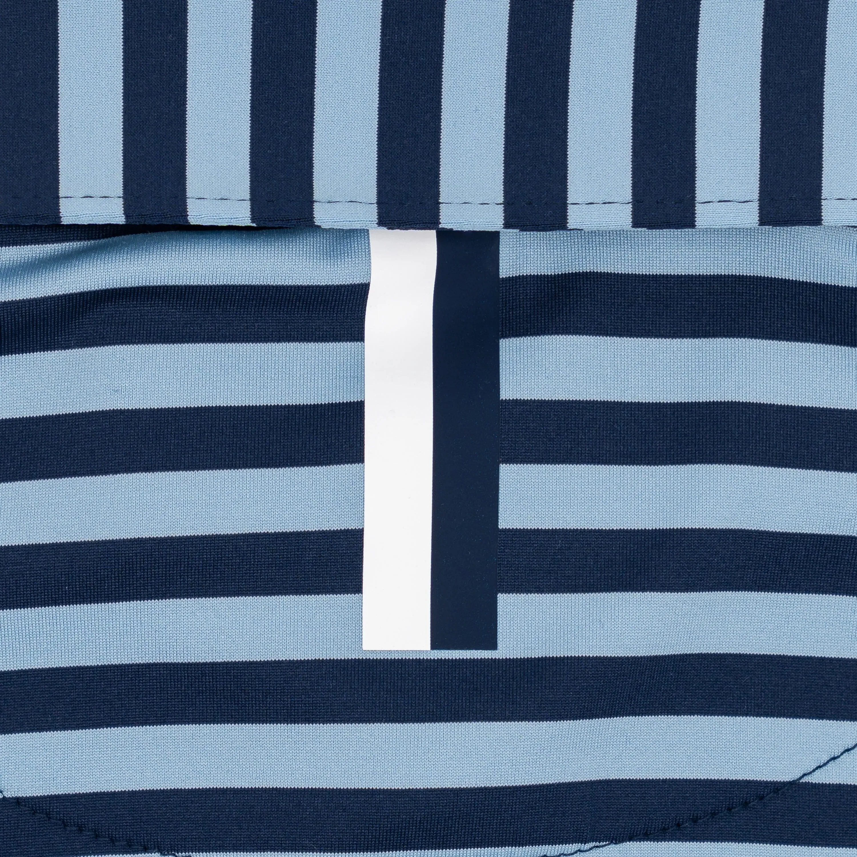 The Vintage Stripe | Performance Polo | The Vintage Stripe - Ice Pick Blue/Fleet Navy