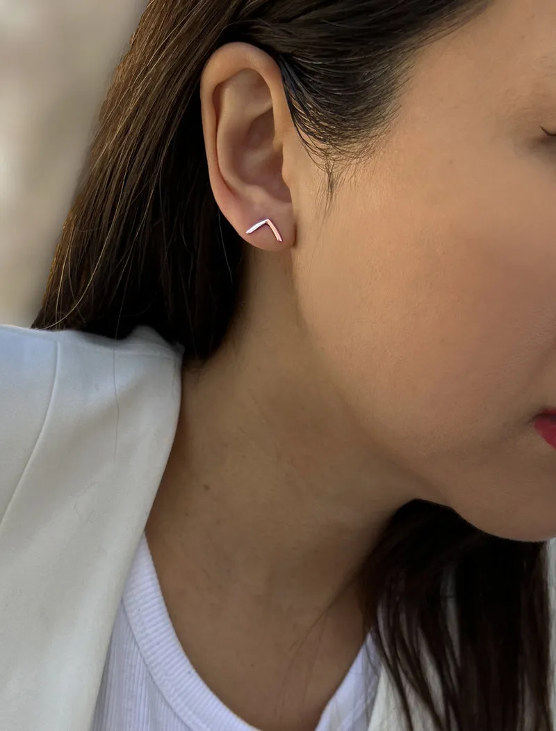 TRILL 2-Way Earring Jackets | 18K Rose Gold Plated Sterling Silver