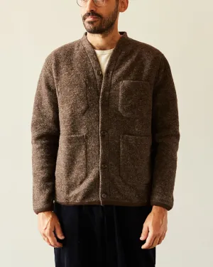Universal Works Wool Cardigan, Brown