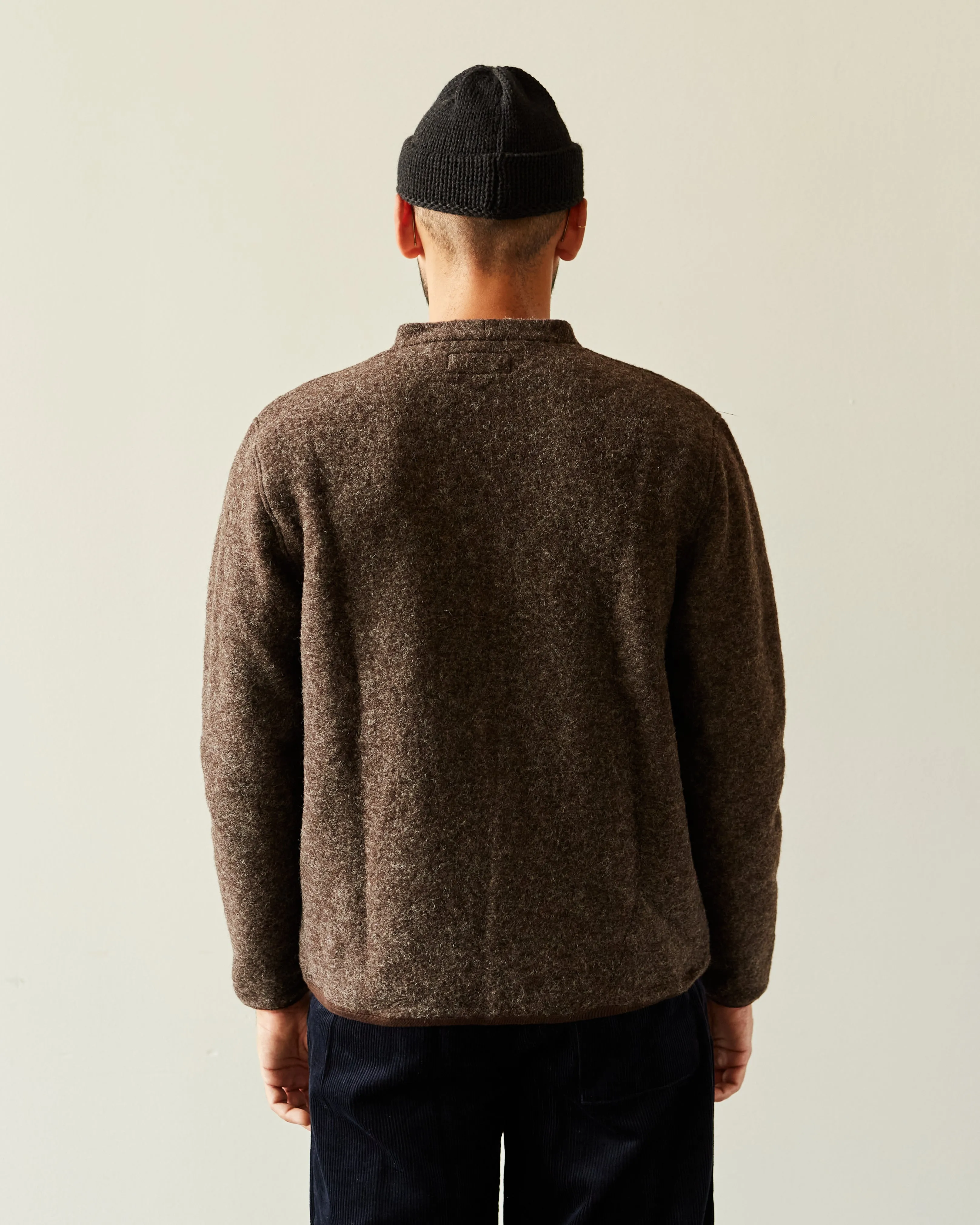 Universal Works Wool Cardigan, Brown