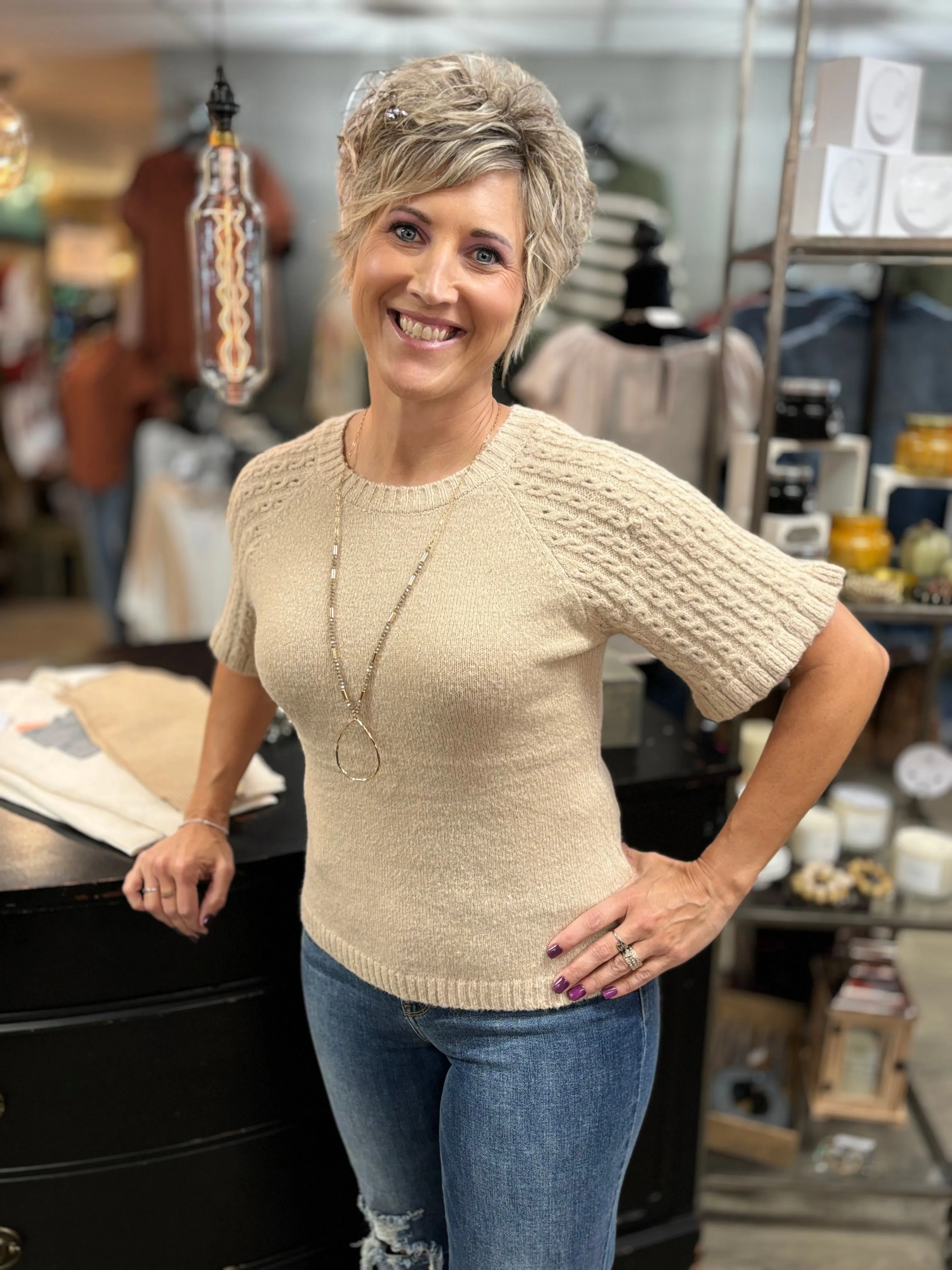 Warm Embrace Ruffle Sweater