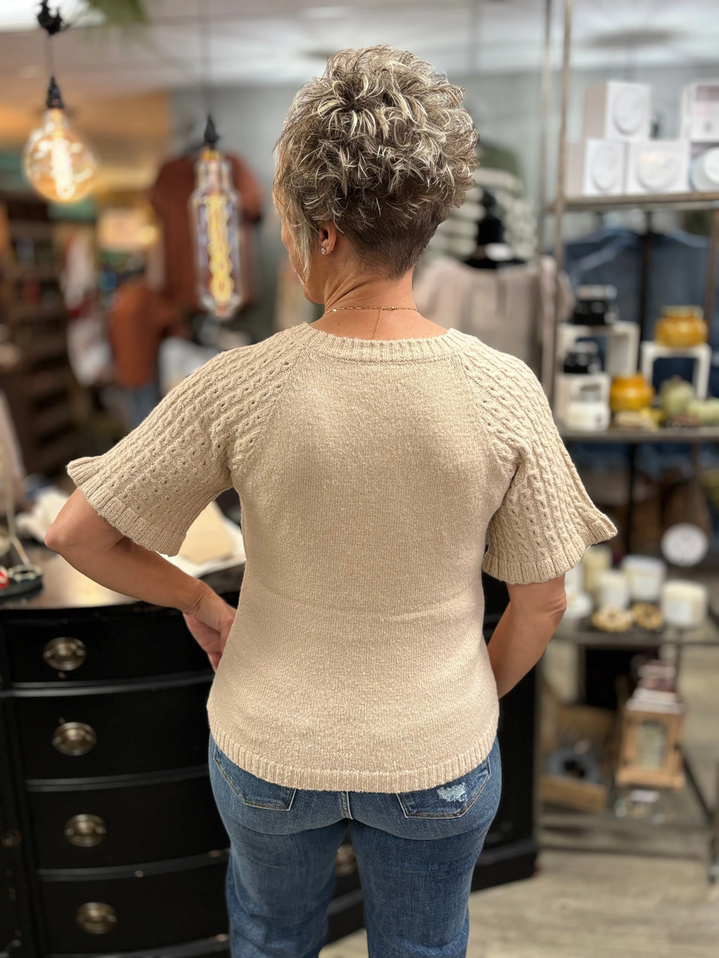 Warm Embrace Ruffle Sweater