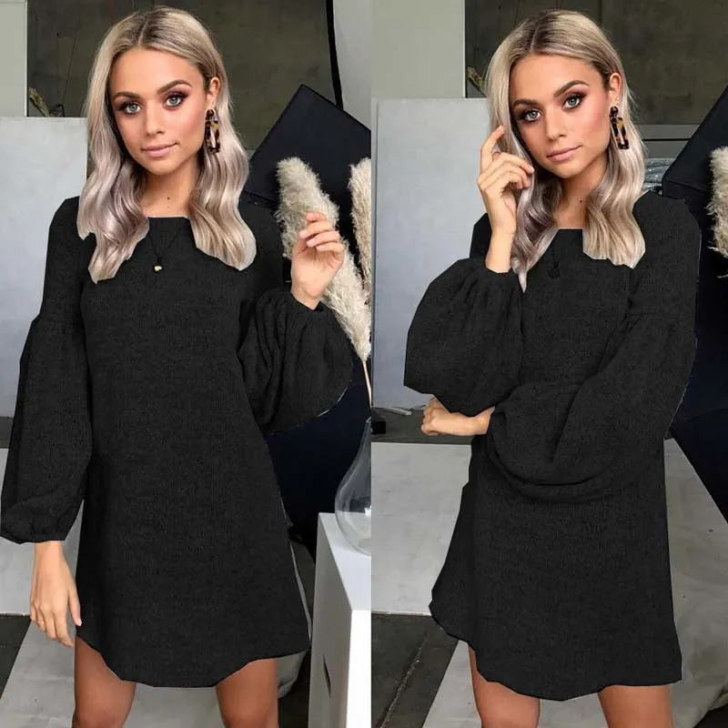 Women Knitted Sweater Autumn Loose Warm Sweaters Ladies