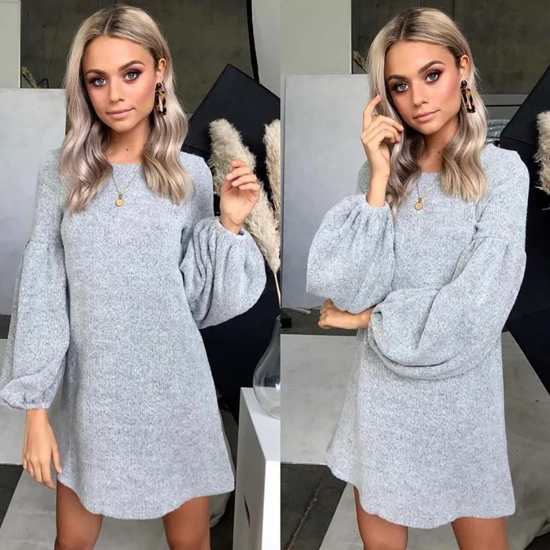 Women Knitted Sweater Autumn Loose Warm Sweaters Ladies
