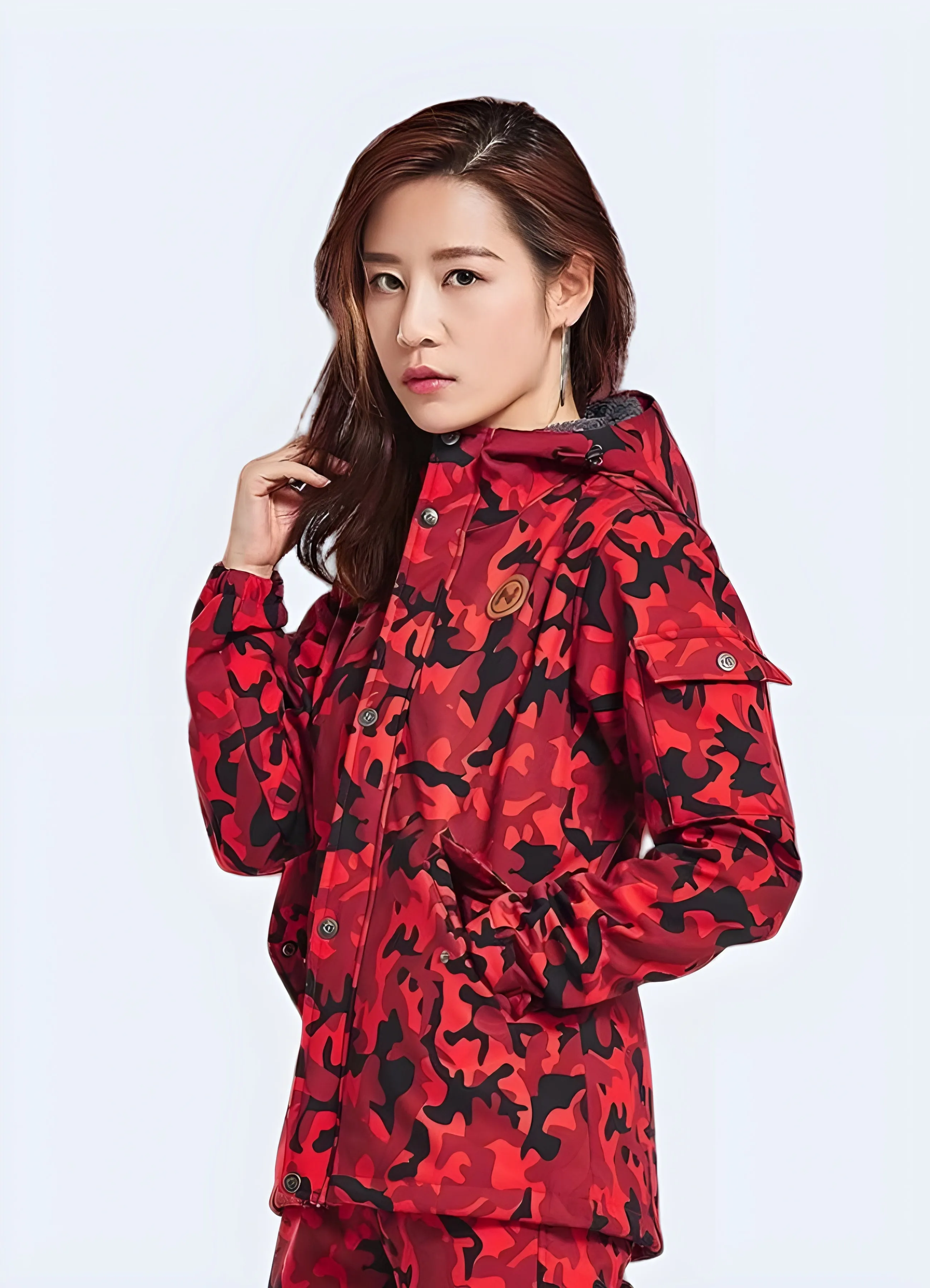 Women's Red Camo Tactical Jacket