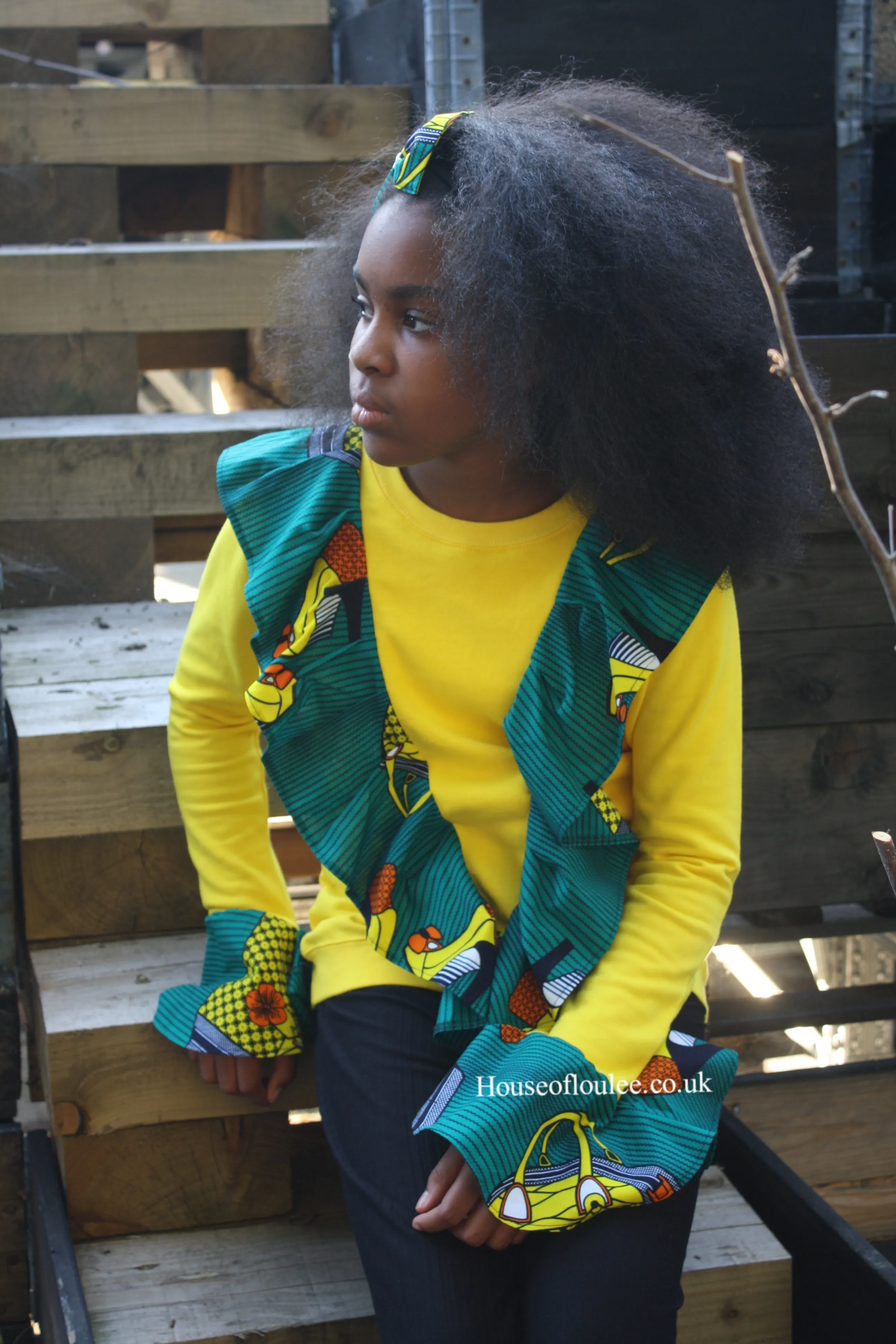 Yellow Flutter Sweater